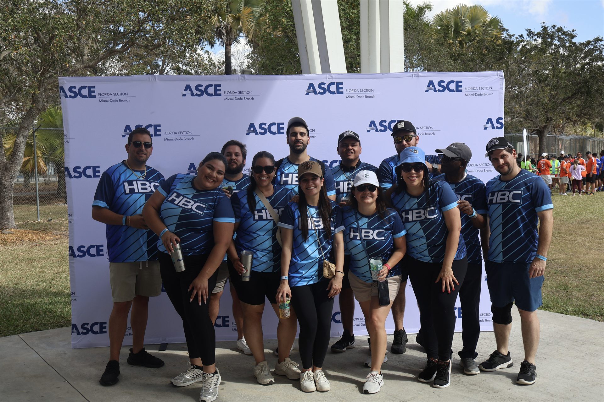 HBC team at professional event